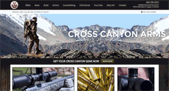 Desktop Screenshot of crosscanyonarms.com